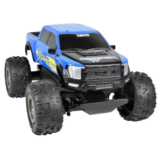 Taiyo: Ford Raptor RC - Blue & Yellow - 1:22 Scale Truck, 2.4GHz Remote Controlled Vehicle, Controller, Off Road Design, Battery Operated, Licensed {7}