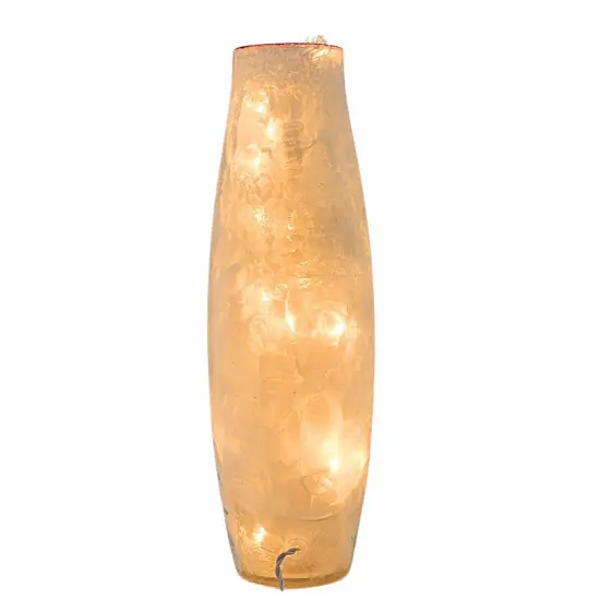 Stony Creek 16.0 Inch Delightful Snowman Pre-Lit Giant Vase Christmas Lighted Glass Accent , Christmas Decor Sled Cardinals Bunny Snow Multicolored {2}