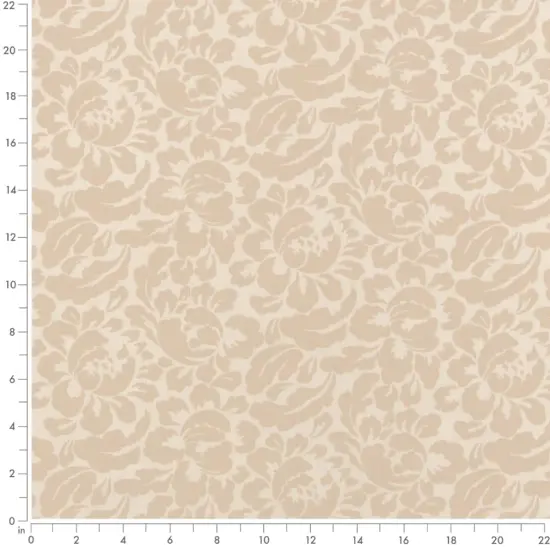 Neutral - Beige & Taupe Floral Upholstery Fabric 54 Inches" {4}