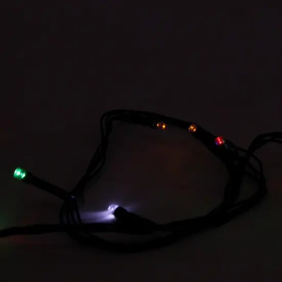 Perfect Holiday 100 LED String Lights Waterproof Outdoor Flashing Multicolor {3}