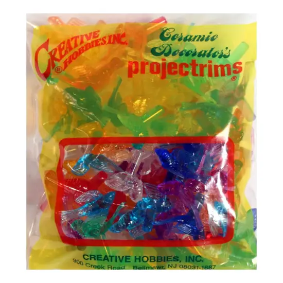 Kitcheniva Plastic Bird Lites For Ceramic Christmas Trees Multicolor Ornaments 100 pcs {2}