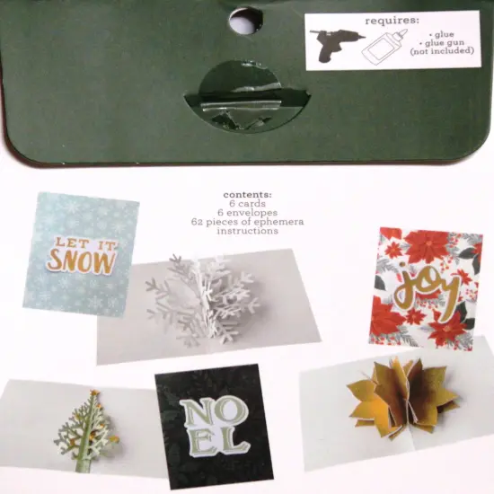 DCWV Christmas Pop Up Card Kit {2}