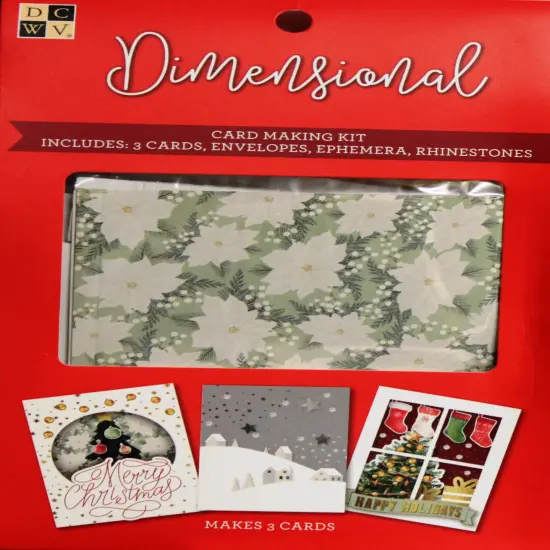 DCWV Dimensional Christmas Card Kit {1}