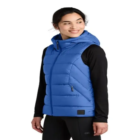 Outdoor Research&reg; Women's Coldsnap Hooded Down Vest Loden {5}
