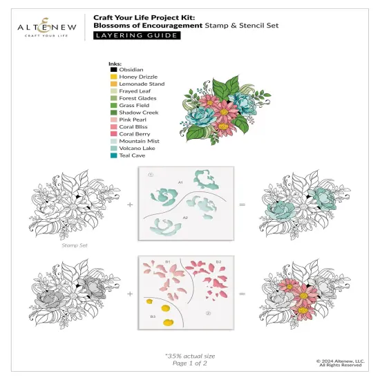 Craft Your Life Project Kit: Blossoms of Encouragement {3}