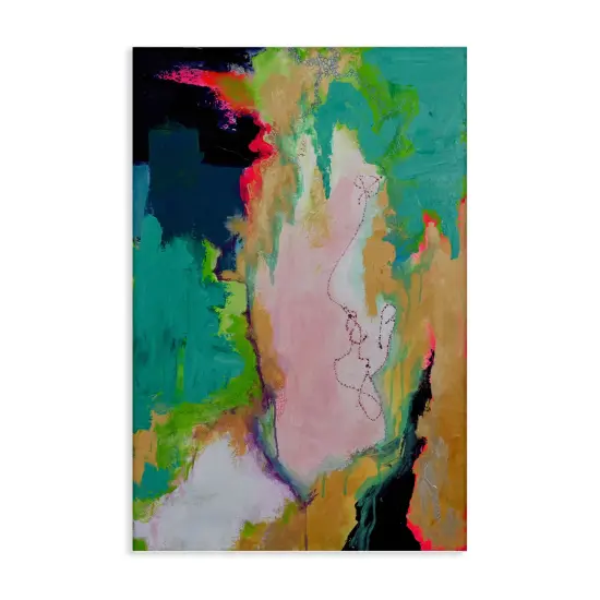 Stupell Industries Bright Mixed Colors Collage Canvas By Stacy Gresell {1}