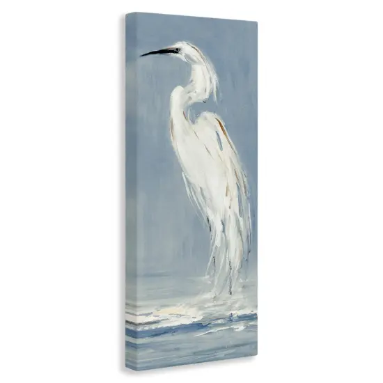 Stupell Industries Calm Egret Facing Left Canvas By Sally Swatland {3}