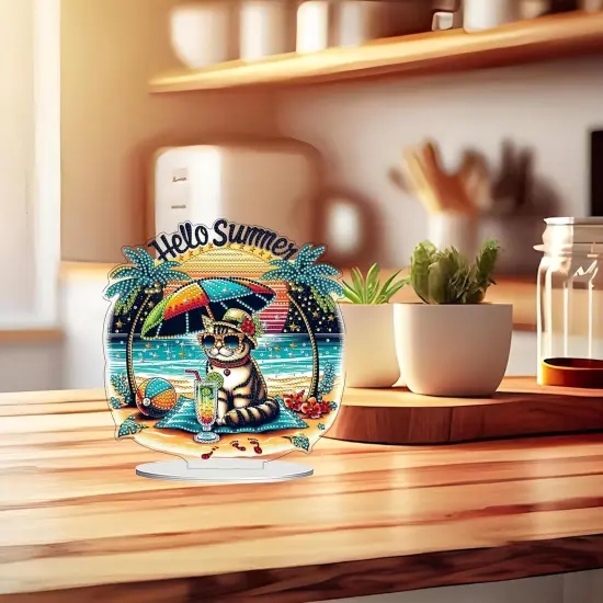 DIY Tabletop Diamond Art Kit for Adult {2}