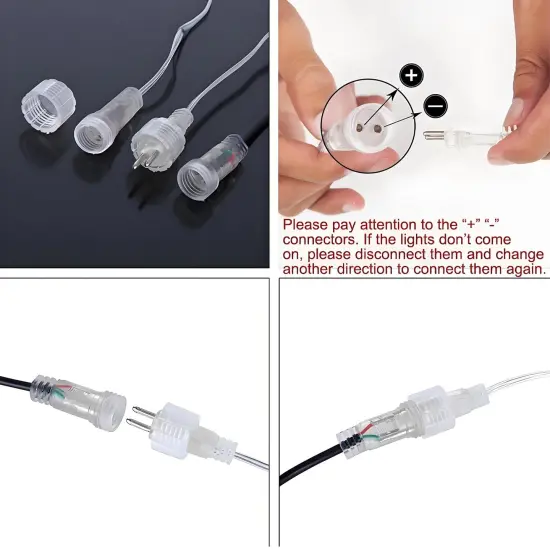 Aukora Rain Drop Lights, LED Meteor Shower Lights 11.8 inch 8 Tubes 192leds, Icicle Snow Falling Lights for Xmas Wedding Party Holiday Garden Tree Christmas Thanksgiving Decoration Outdoor (White) {3}