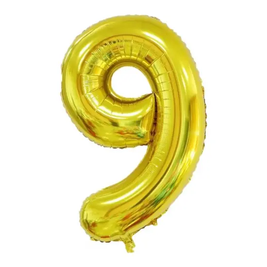 Golden Number Balloon Foil Balloon F07M1-78-9 {1}