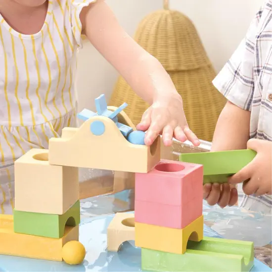 Kaplan Early Learning Company Waterway Block Set - 15 Pieces {6}