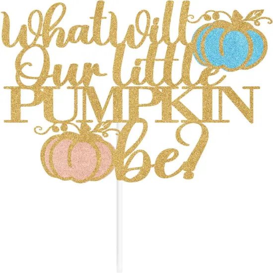 What Will Our Little Pumpkin Be Cake Topper {6}