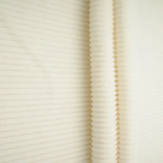 1 Yard Rib Interlock Fleece Solid Fabric 290 GSM Polyester Rayon Blend 58" Width BLACK {2}