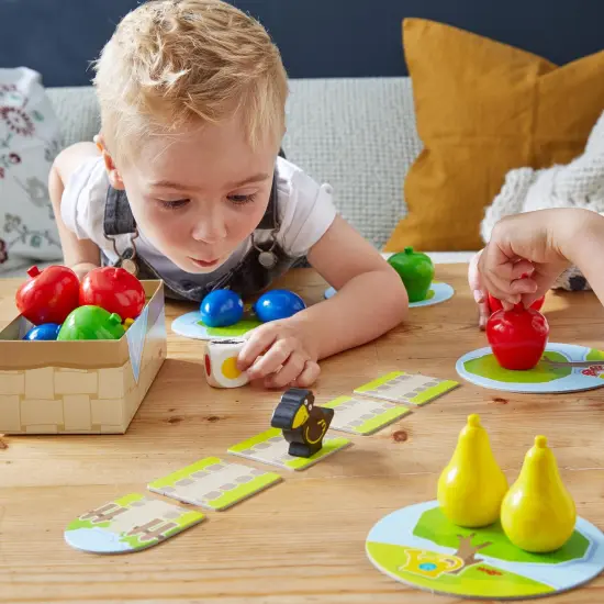 HABA My Very First Games - First Orchard Toddler Game -Cooperative Toddler Board Games for 2 Year Olds - Made in Germany Multicolor {5}