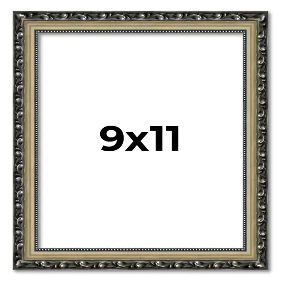 9x11 Museum-Quality Picture Frame with UV-Resistant Acrylic & Acid-Free Backing, Available in 4 Finishes - Gold, Silver, Bronze, and Black {1}