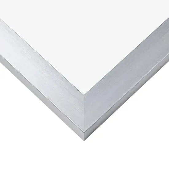 16x16 Picture Frame, Modern Aesthetics 1.25 Inch Polystyrene Moulding, Wall Display Frame for Art, Posters, or Photos by wallsthatspeak Silver {2}