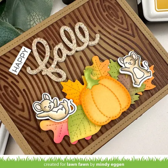 Lawn Clippings Coloring Stencil-Woodgrain {3}