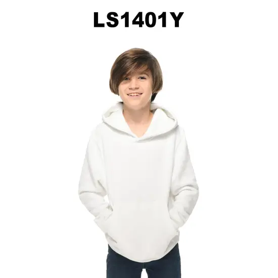 Lane Seven&reg; Youth Premium Pullover Hooded Sweatshirt BLACK {5}