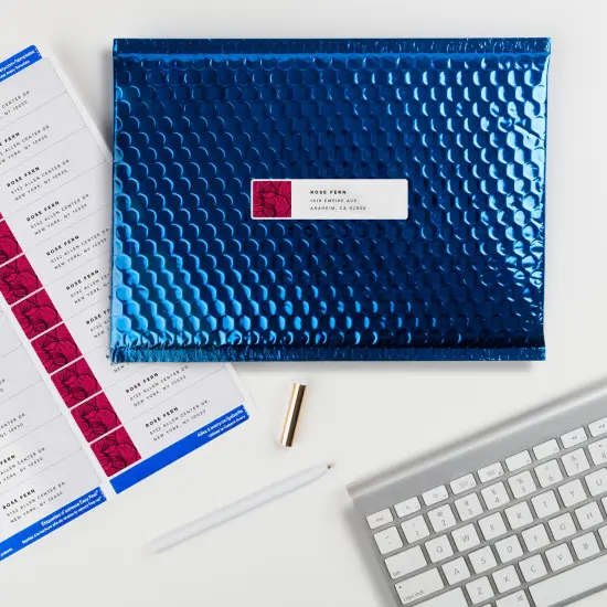 Avery Easy Peel Printable Address Labels with Sure Feed, 1" x 4", White, 2,000 Blank Mailing Labels for Laser Printers (5161) {6}