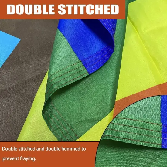 Progress Pride Rainbow Flag 3x5 Double Sided-Heavy Duty LGBTQ 2025 Gay Pride Lesbian Flags Banner 3x5ft Outdoor Fade Resistant {5}