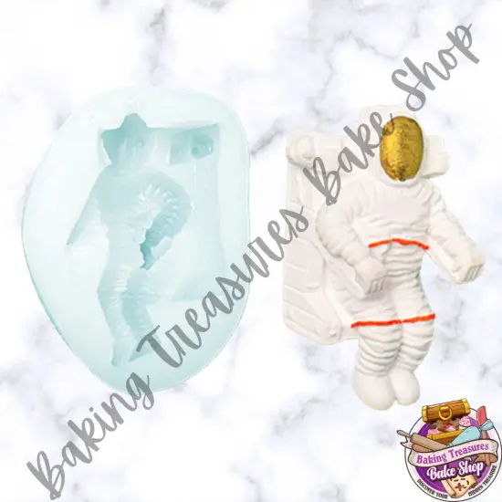 Space Astronaut Silicone Mold #2 {1}