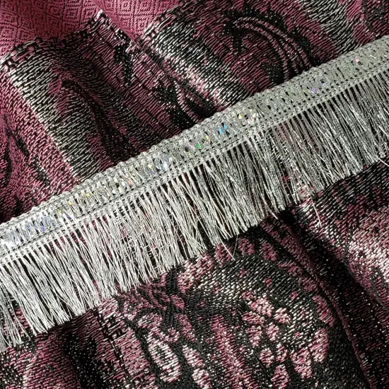 10 yards of Etta 2 1/4" Metallic Fringe Trim | 10 yard cut {4}