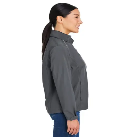 CORE365&reg; Ladies' Barrier Packable Rain Jacket CLASSIC NAVY {6}