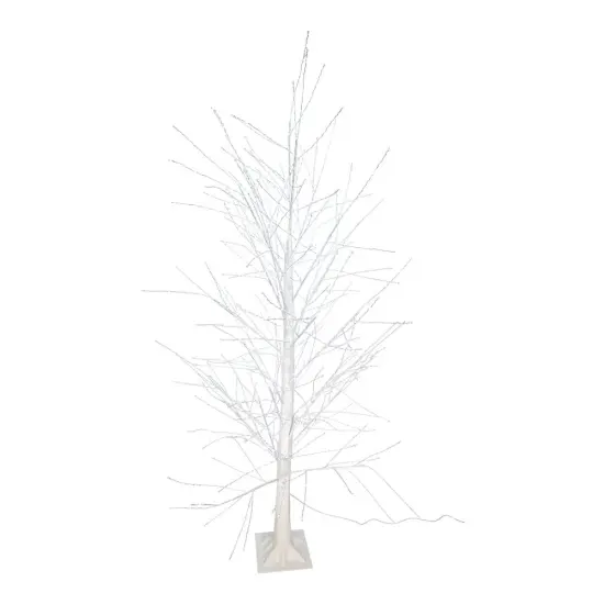 Kurt Adler 6-Foot Winter White Twig Tree and 1300 Cool White Fairy LED Lights {1}