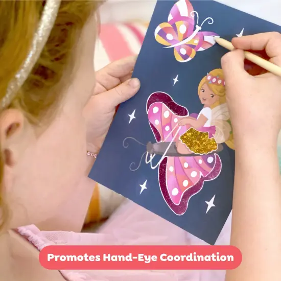 Tiger Tribe: Foil Art - Fairy - Activity Set, Foil Sheets, Magical Themed Art Cards, Create Holographic Scenes, Kids Ages 5+ {7}