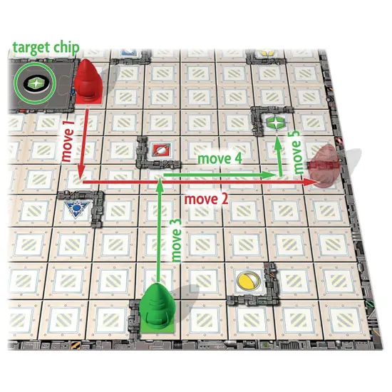 Rio Grande Games: Ricochet Robots - Abstract Strategy Board Game, Moving Robots, Find The Shortest Route, Party Game, Ages 14+, 1-100 Players {7}
