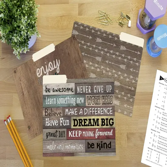 Farmhouse Chic File Folders {2}