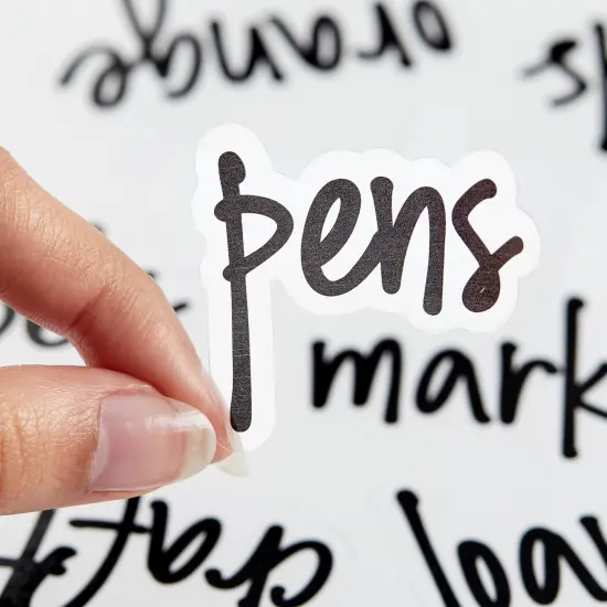 Talented Kitchen 212 Office and Craft Labels, Preprinted Water Resistant Stickers for School Classroom and Home Organization {7}