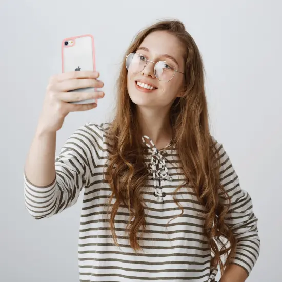 Crystal Clear Case For iPhone SE 2020 (2nd Gen), Color Raised Edge Ultra Thin Slim Shell Protective Cover Pink Bumper, by Insten {5}