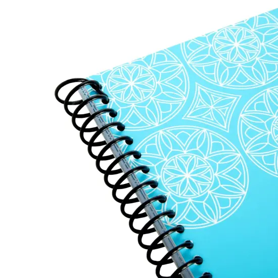 Blue Monthly Budget Planner, Bill Organizer with 24 Pockets for Receipts, Home Expense Tracker (8x10 In) {5}