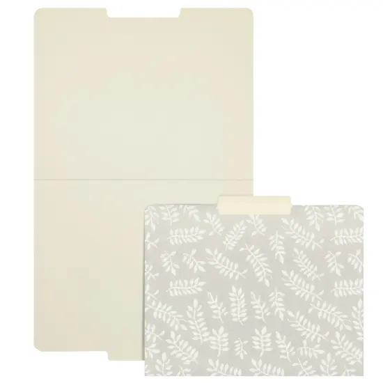 Juvale 12-Pack Pretty Pastel Decorative File Folders for Women and Girls, Cute Classroom Supplies, Office, Organization Letter Size, 1/3 Cut Tabs, 12 Assorted Patterns and Solids (11.5x9.5 In) {6}