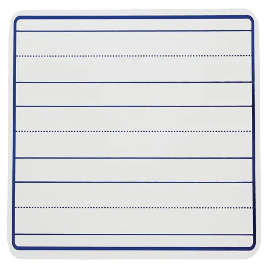 School Smart Lined Dry Erase Boards, 9 x 12 Inches, Pack of 10 {3}