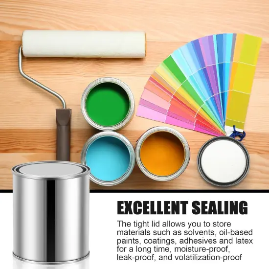 16 Pack Metal Paint Cans with Lids {3}