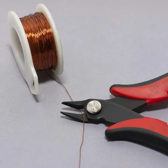 The Beadsmith Soft Wire Cutter &ndash; 5 inches (127mm) &ndash; Comfortable Ergonomic Grip &ndash; Flush Cutters for Jewelry Making, Craft Wire, Electronics, Floral, Hobbies and More {2}