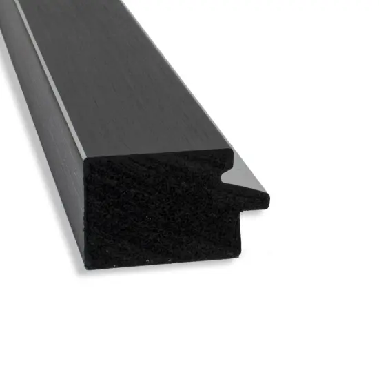 Eva Narrow Framed Dry Erase Magnetic Board Black Silver {3}