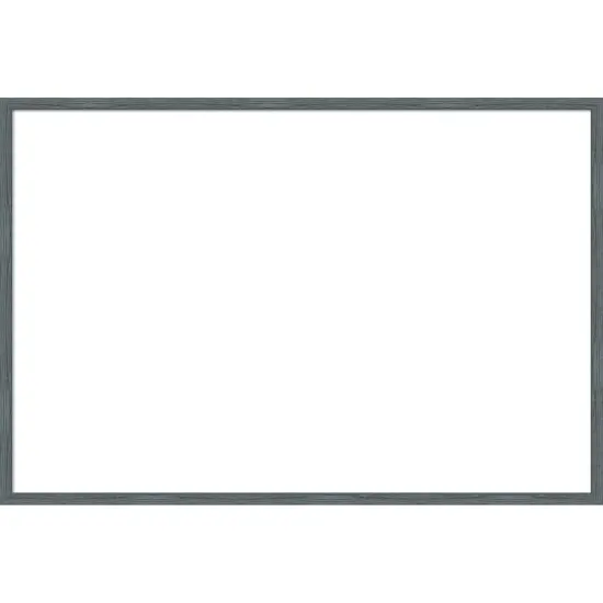Dixie Blue Grey Rustic Narrow Framed Dry Erase Magnetic Board {1}