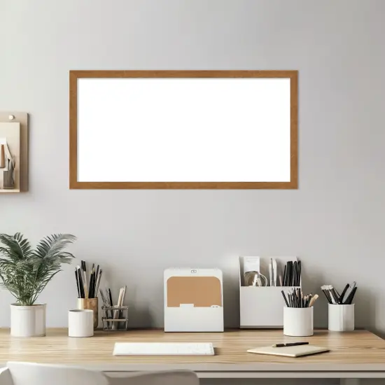 Carlisle Narrow Framed Dry Erase Magnetic Board Blonde {6}