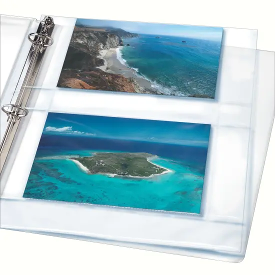 Avery Clear Photo Album Pages for 3 Ring Binders, 10 Sleeves Holds 40 Total Horizontal 4" x 6" Photos, 3 Packs, 30 Sleeves Total (13406) {3}
