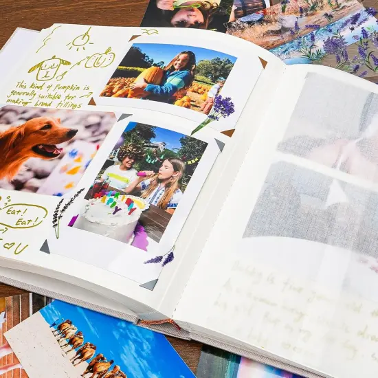 Premium Scrapbook Album 50 Pages - Large Capacity Photo Album with Multiple Size Options - Acid-Free and Archival Quality - Perfect for Wedding, Graduation, and Special Memories {3}