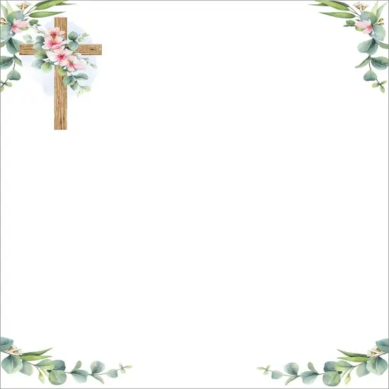 Great Papers! Floral Faith Elegance Letterhead, for Invitations, Announcements and Personal Messages, Printer Friendly 8.5&rdquo;x11&rdquo;, 50 Pack {1}
