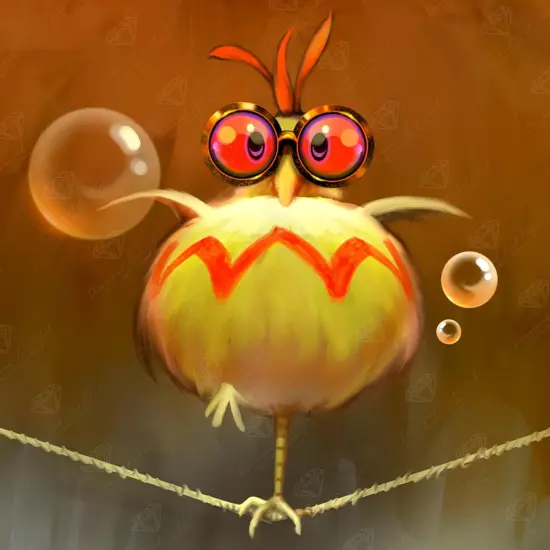 Balancing ACT - Bird Diamond Painting Kit, Animal Diamond Canvas, Round 5D Diamond Art for Adults and All Ages, 13" x 13" (32.8 x 32.8 cm) {1}