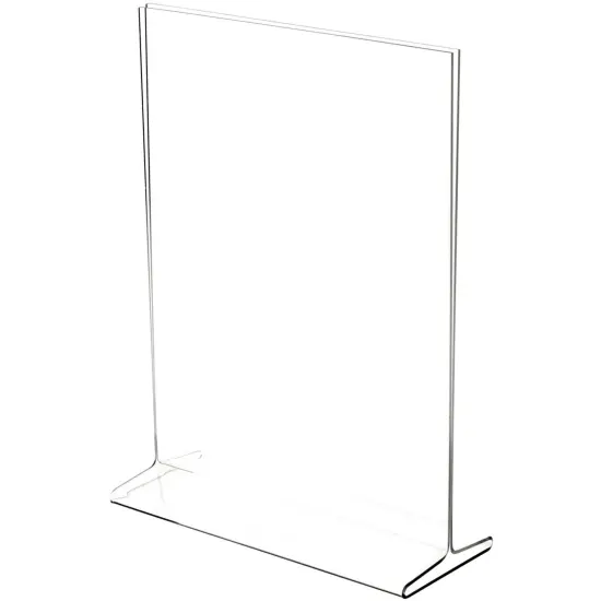 Plymor Clear Acrylic Sign Display / Literature Holder (Top-Load), 9" W x 12" H {2}