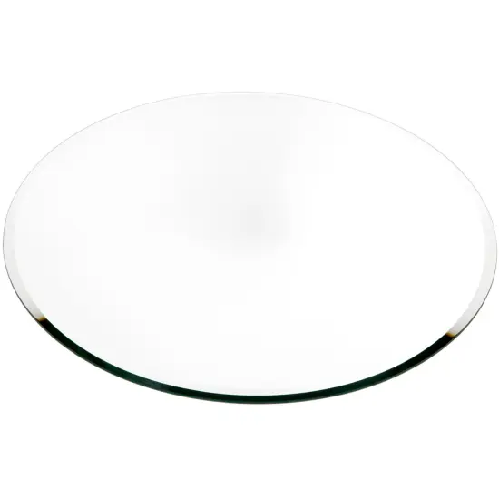 Plymor 20" Round, 5mm Thick Beveled Glass Mirror Circle {1}
