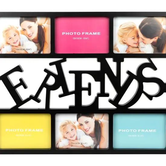 Northlight Friends Photo Frame Wall Collage - 28.75 - Black {6}