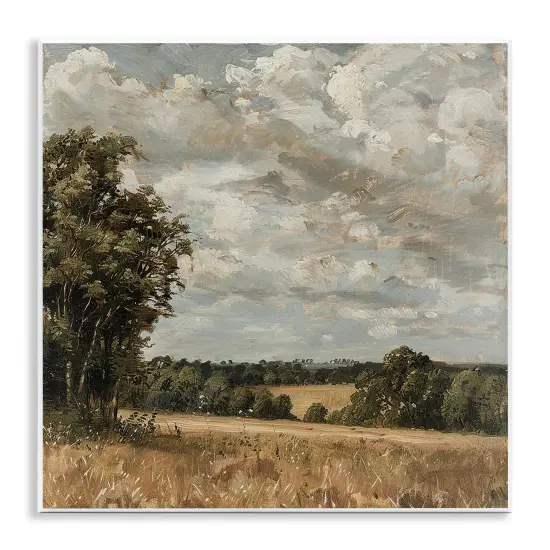 Stupell Industries Clouds Over Country Scenery Wall Plaque Design by LSR Creative Studio {1}