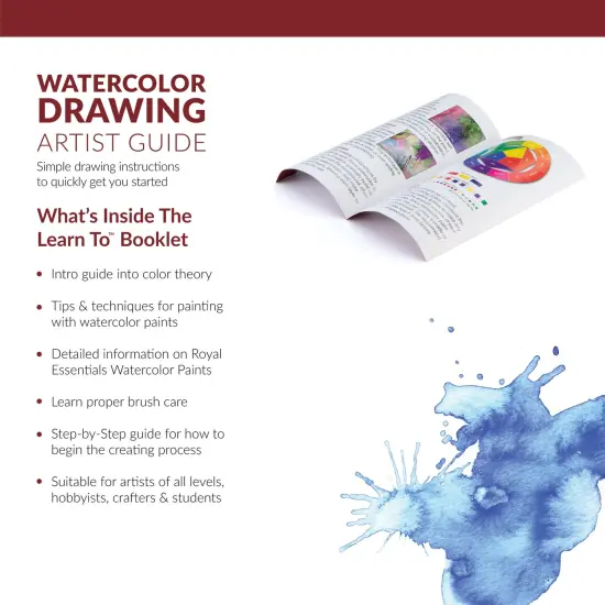 RSET-LT251 | Learn To&trade; 33pc Watercolor Drawing Art Set {4}